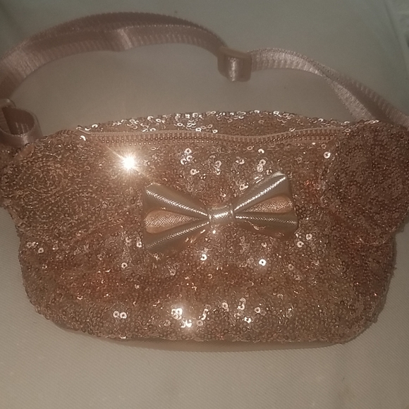 Disney Handbags - Glittery pink Disney fanny pack